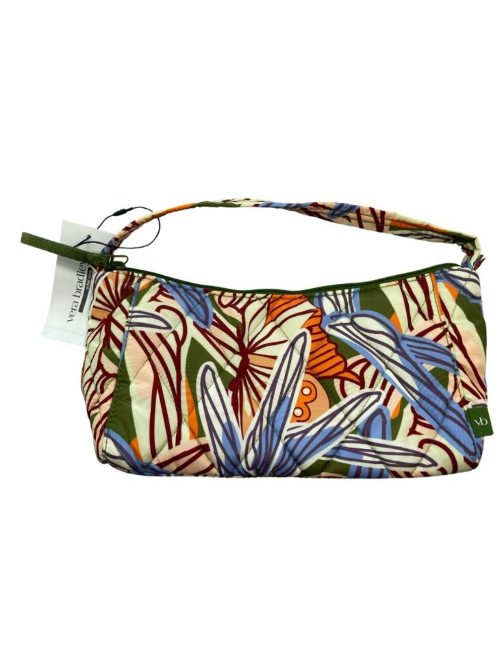 Vera Bradley Mini Slouchy Crossbody Bag Dragonfly Ultralight Quilted Floral NWT - Picture 2 of 8